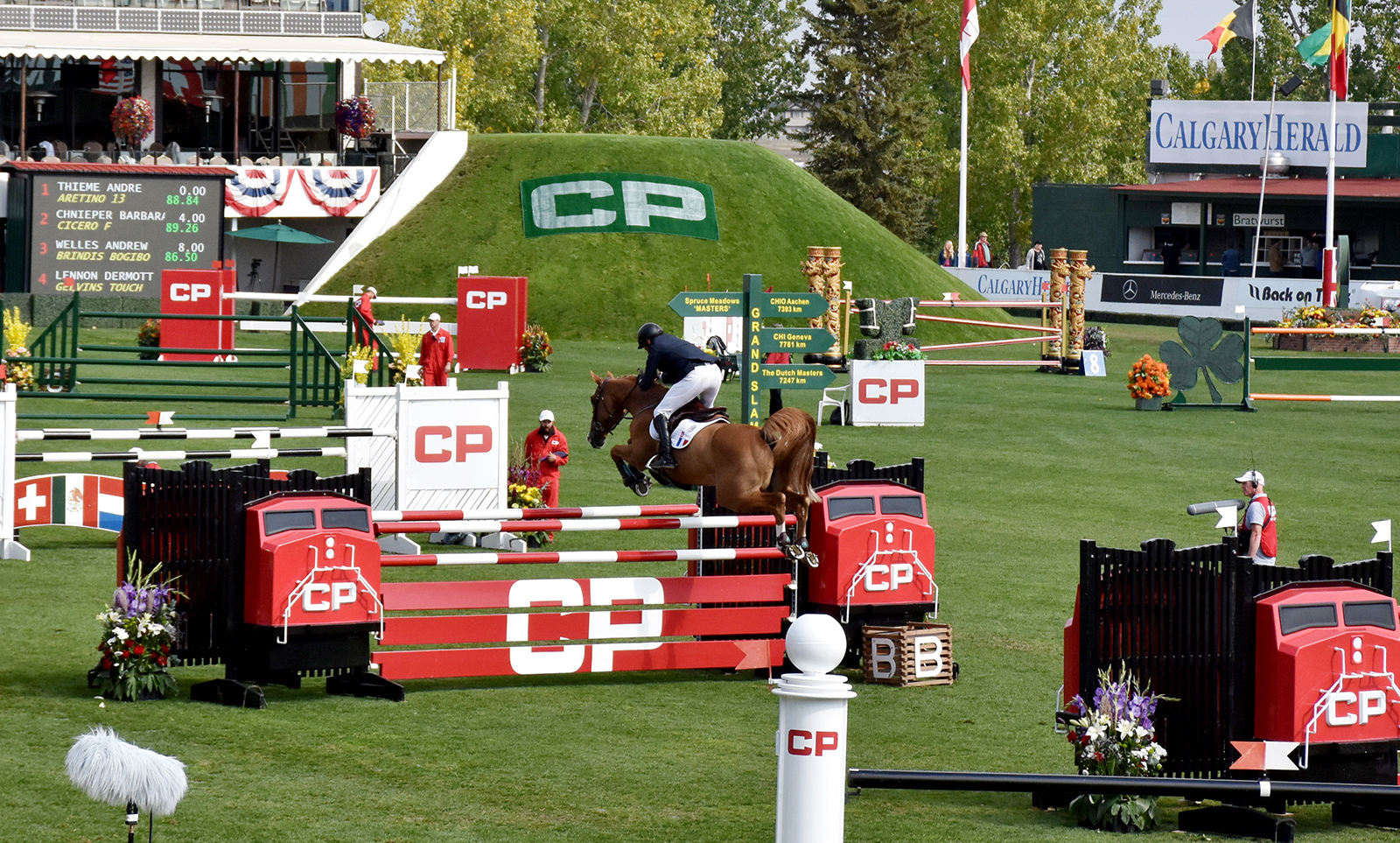 Horse jumps during Clear Rounds for Heart competition 2018