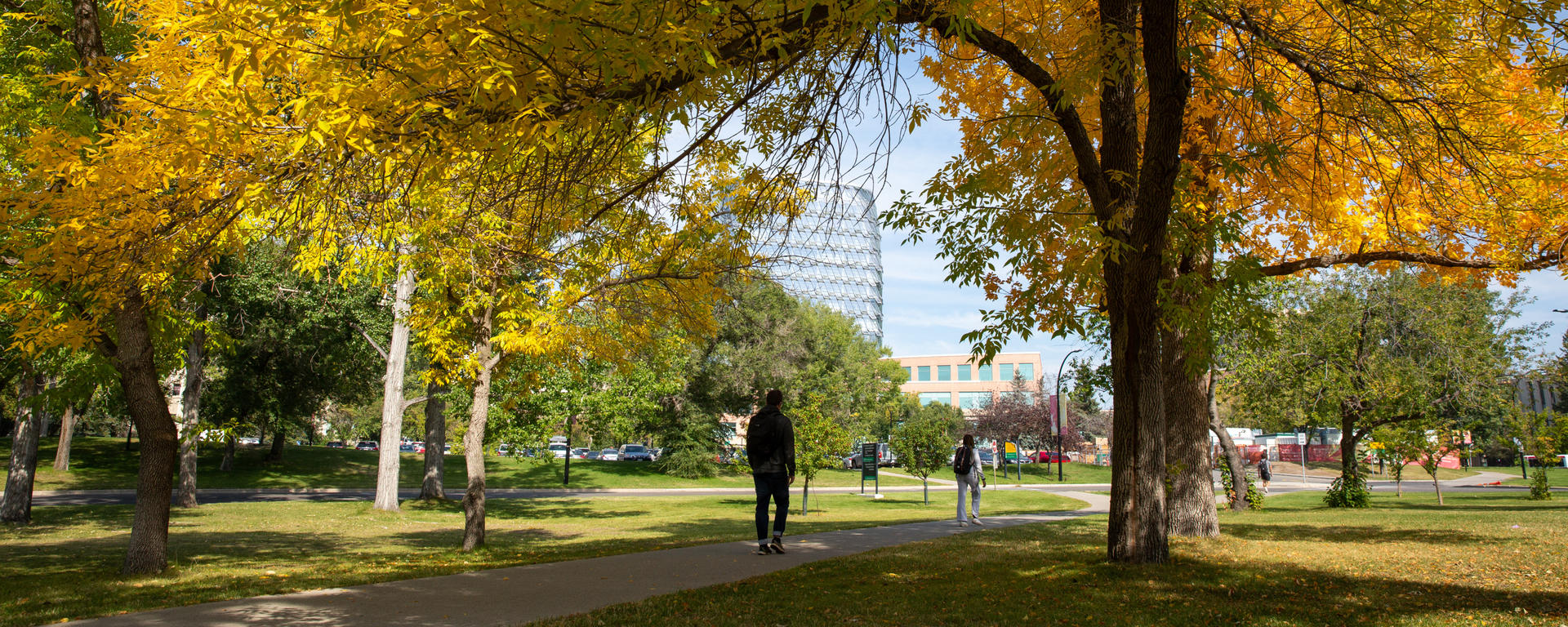 University of Calgary campus in fall