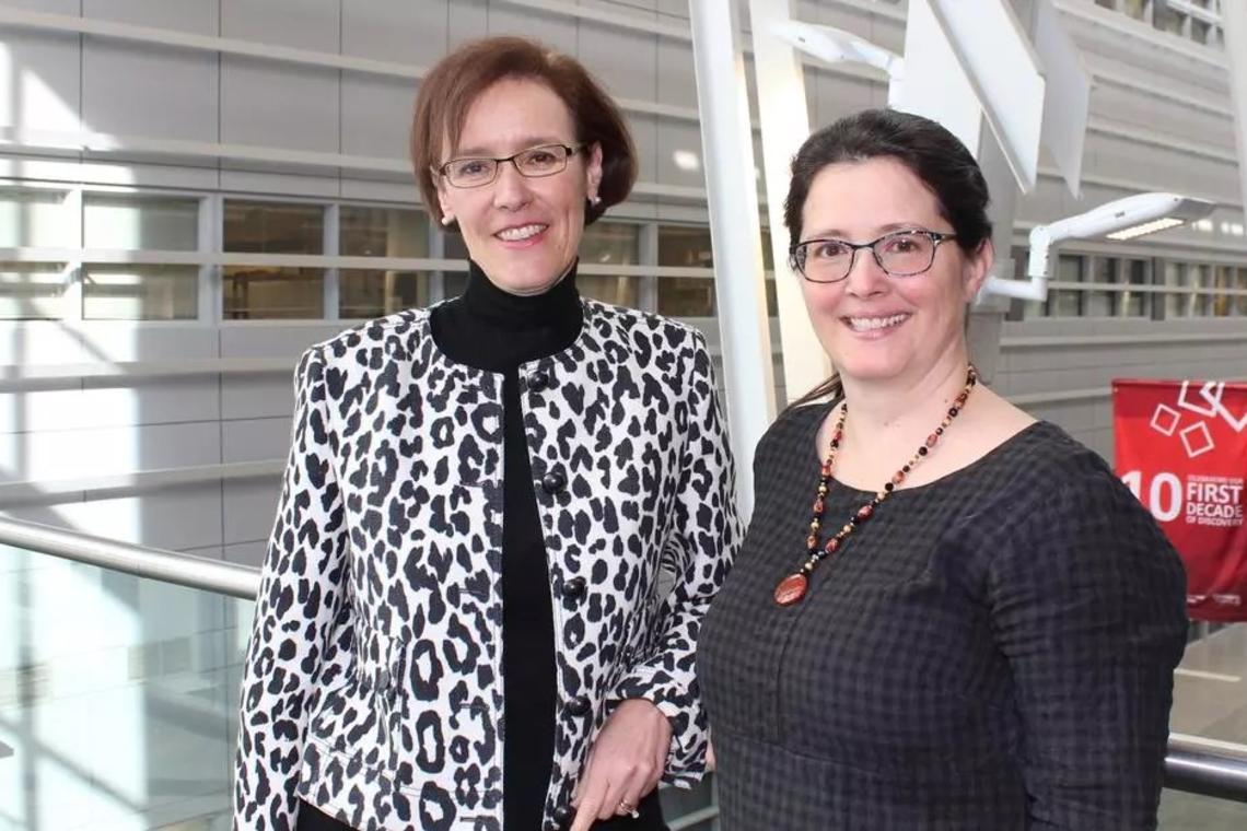 Dr. Deborah Marshall and Dr. Gillian Currie