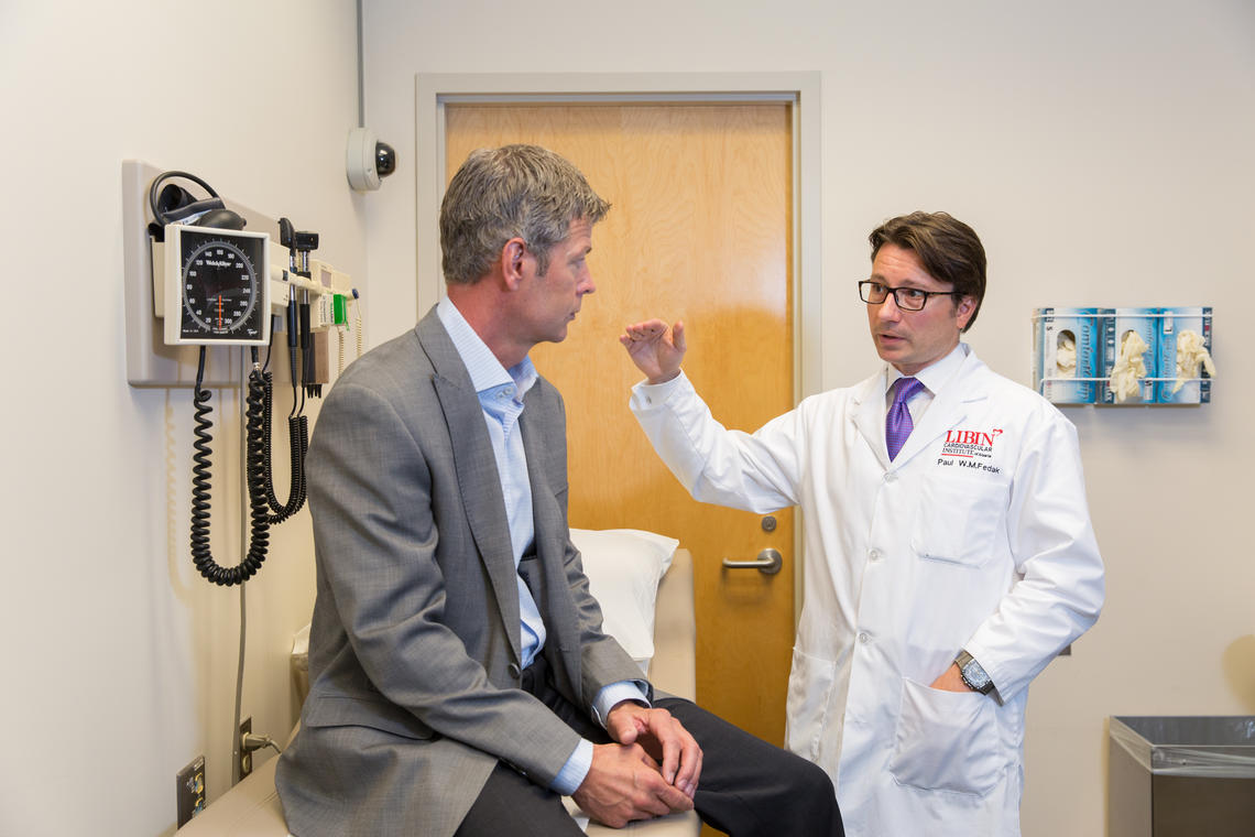 Dr. Fedak conducted aortic surgery on Phil Mittertreiner, a BAV patient, to prevent his heart's aorta from rupturing. Most patients are unaware they have the condition and might only discover it through tests for other medical conditions. 