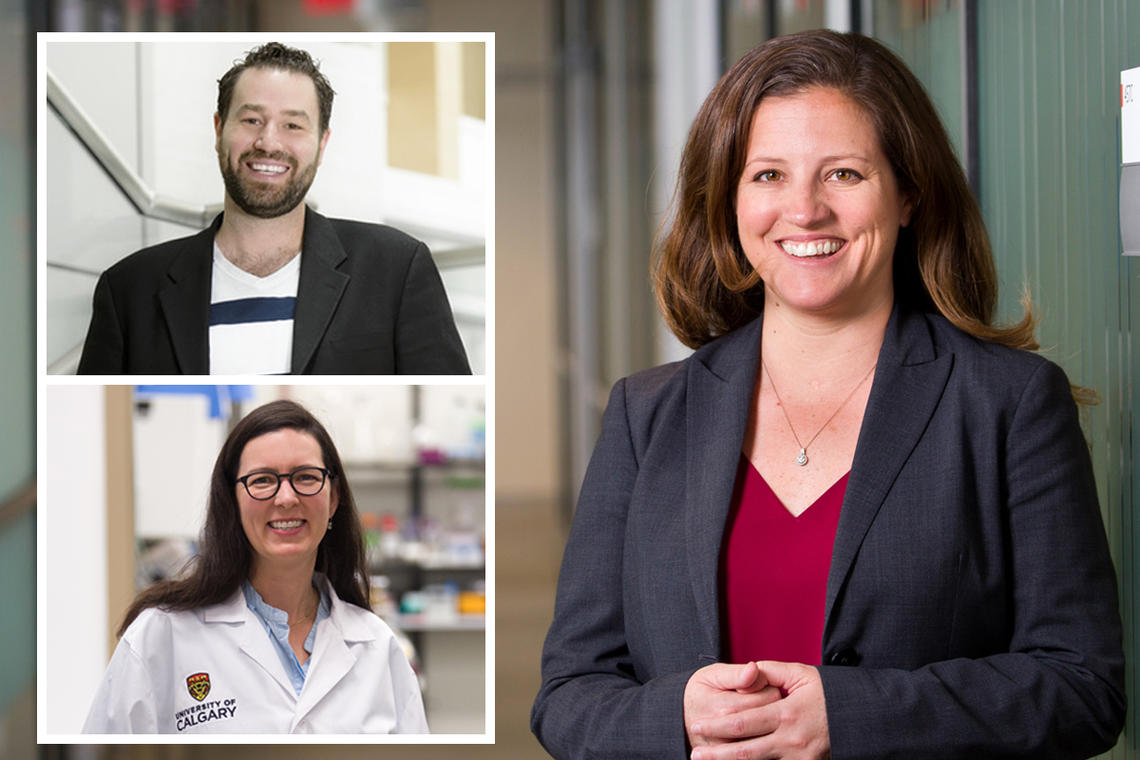 Clockwise from top left: Matthew Hill, Joule Bergerson, and Stephanie Borgland.