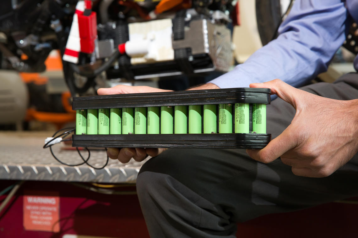 The Oberon Technologies team has designed a patentable unique modular battery pack that allows for local servicing.