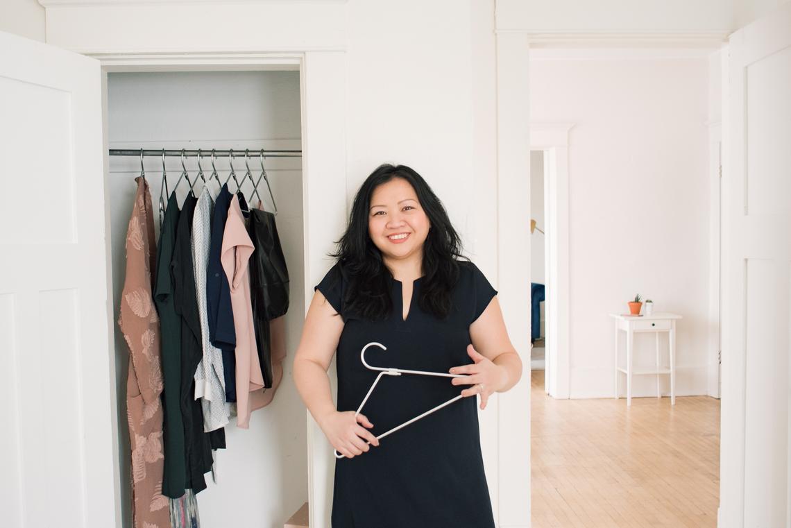 KonMari consultant Helen Youn shares the secrets to sparking joy at RenewFest on May 2. Photo by Kristen Holm Photography