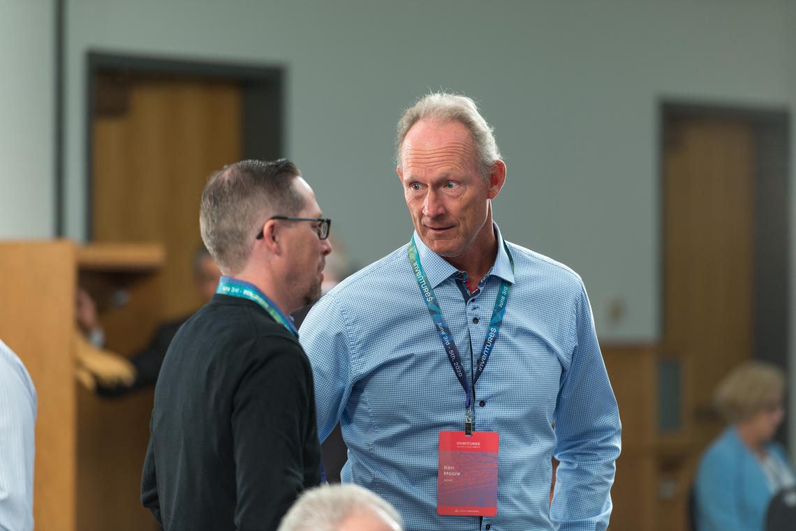 Ken Moore, founder of TENET i2c, attends the 2019 event.