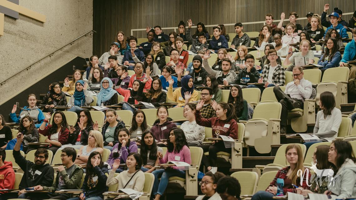 The seventh-annual StemCellTalks event drew 180 high school students from across Calgary.  