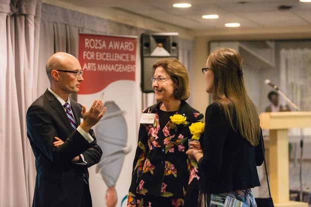 Scott Radford, in conversation at the 2018 Rozsa Award celebration.