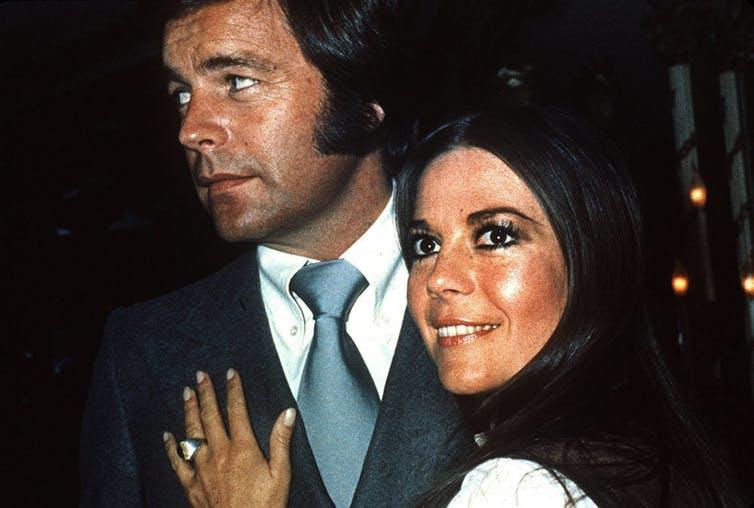 Robert Wagner appears with actress Natalie Wood. 