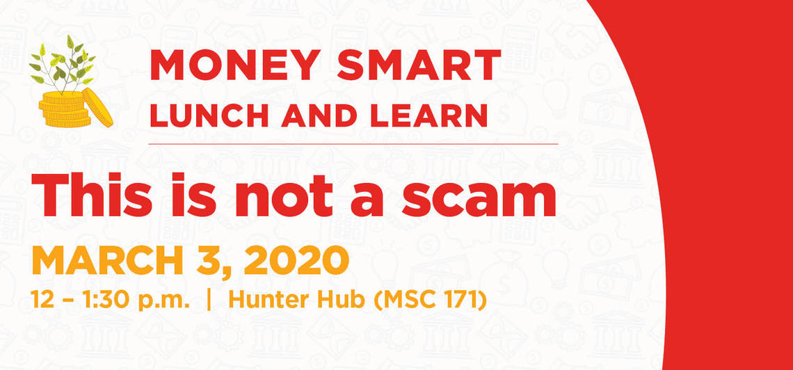 This is not a scam lunch and learn March 3