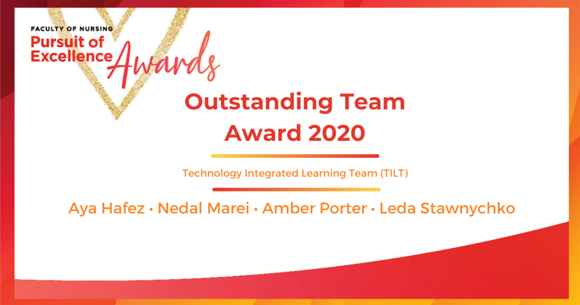 2020 Outstanding Team Award - TILT 