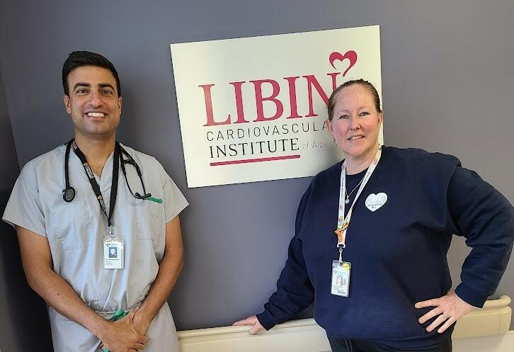Dr. Kiamanesh and Glenda Durupt are part of the Cardiac Neuromuscular Clinic