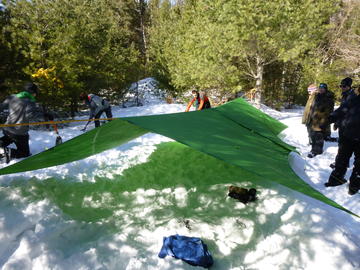 Werklund School of Education graduate student Nicholas Butt was part of a cohort that engaged in a 10-day snowshoe and dogsled expedition across Ontario’s Algonquin Provincial Park