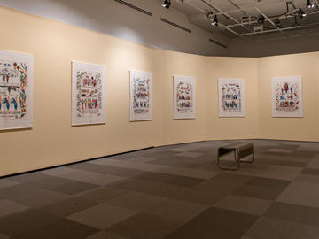 Nickle Galleries: Sandra Sawatzky: The Age of Uncertainty, installation view.