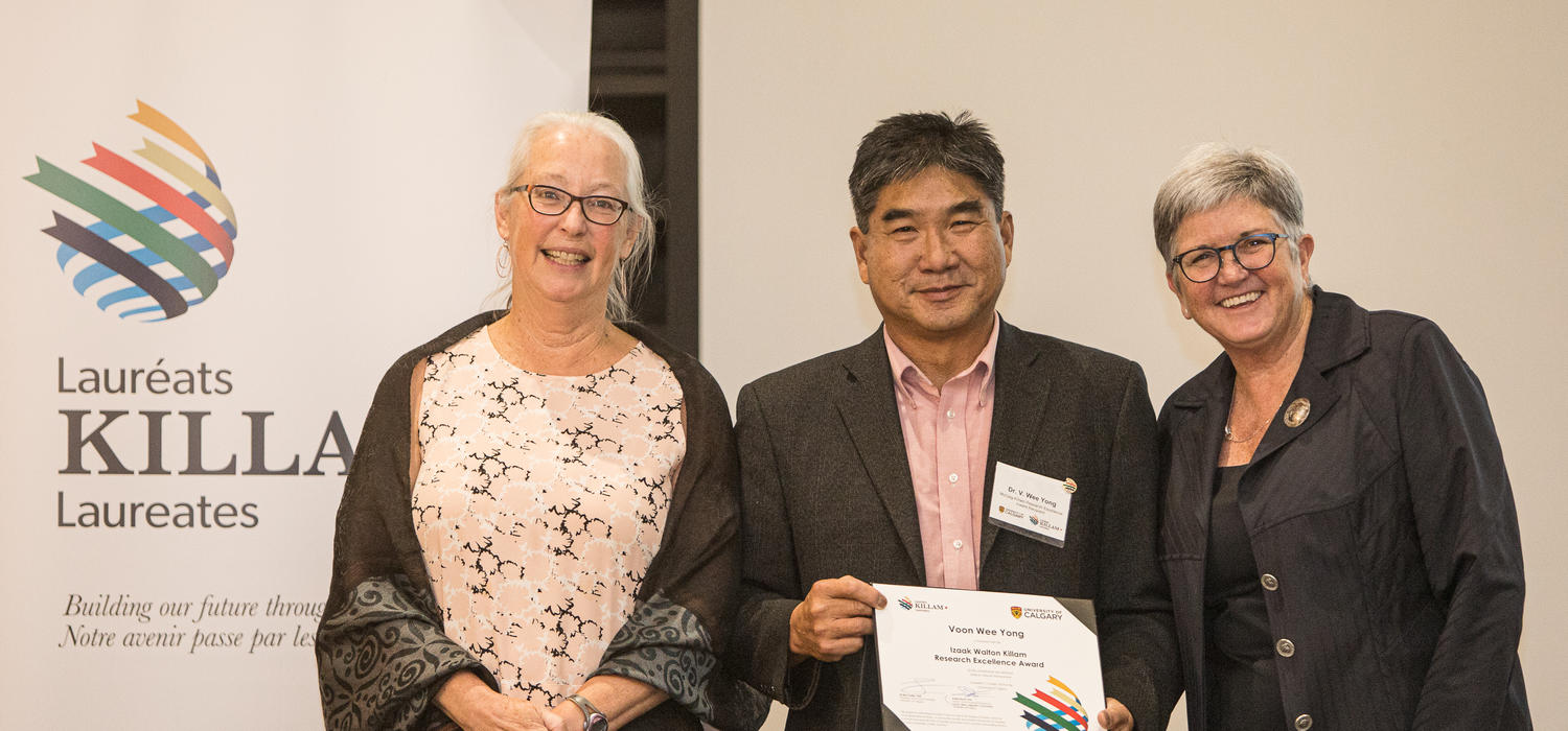 Wee Yong receives Killam Award