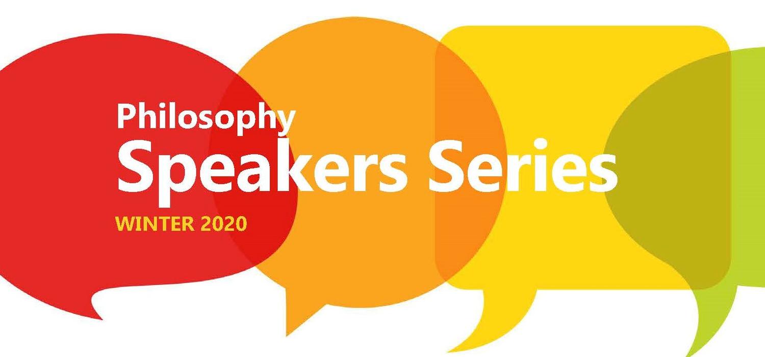 Philosophy Speakers Series Winter 2020 banner image