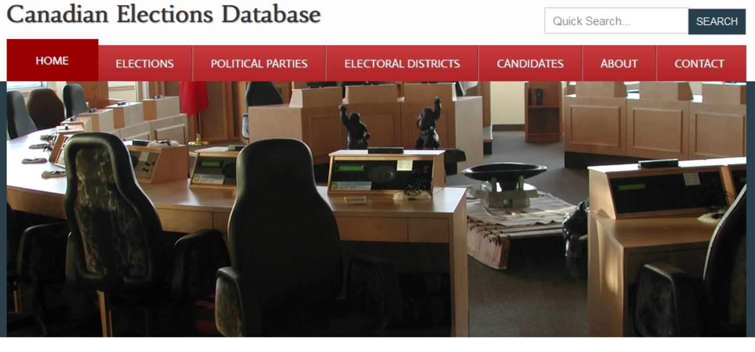 Canadian Elections Database