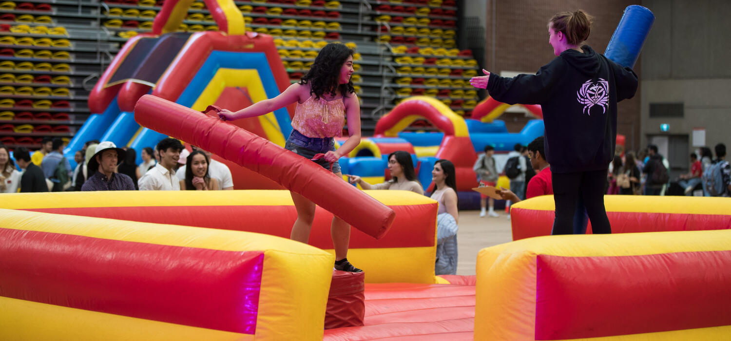 Inflatables at UCalgaryStrong Festival at University of Calgary