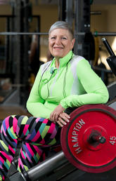 Deb Baranec struggled with obesity and osteoarthritis for 30 years. Now she works out six days a week and has lost 190 pounds. Photos by Don Molyneaux, for the McCaig Institute for Bone and Joint Health