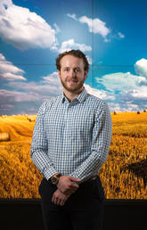 Alexander Wilkinson is working to promote sustainability interdisciplinary research at the University of Calgary.