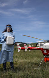 Researchers investigate drone delivery of medical supplies to remote communities during pandemic