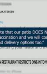 Edmonton restaurant restricts dine-in to vaccinated only