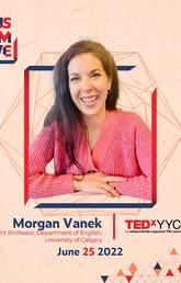 Morgan Vanek - presenter at the next TEDxYYC 