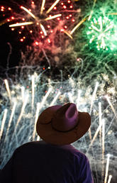 Calgary Stampede grandstand show file photo
