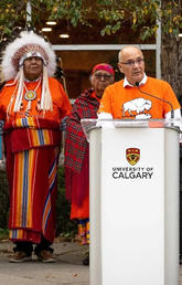 UCalgary hosts 2nd annual flag-lowering ceremony in recognition of National Day for Truth and Reconciliation