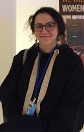 University of Calgary MA student Negin Saheb Javaher presented at the United Nations Commission on the Status of Women Symposium in New York last month. 
