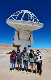 Student researchers at ALMA Observatory