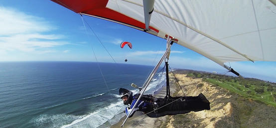 A new landing for Outdoor Centre hang-gliding veteran
