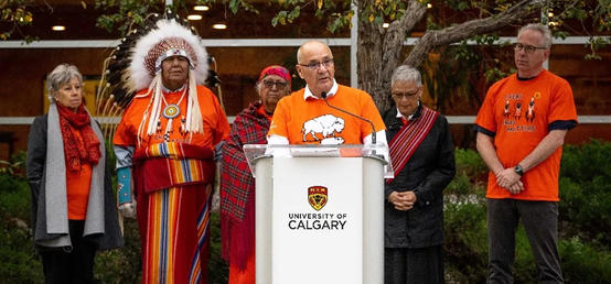 UCalgary hosts 2nd annual flag-lowering ceremony in recognition of National Day for Truth and Reconciliation