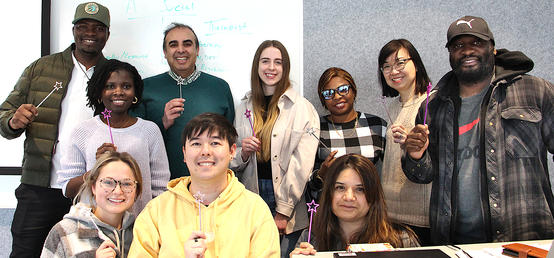 Social work instructor inspires his students with magic wands and miracle questions