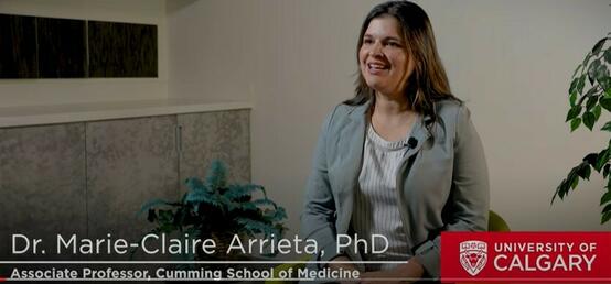 Video: Snyder member Dr. Marie-Claire Arrieta shares insights into her lifelong study of the human microbiome 