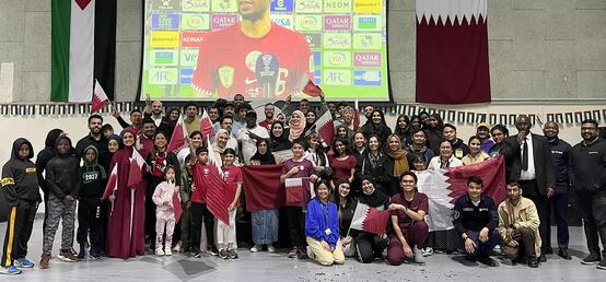 Qatar wins! University of Calgary in Qatar hosts AFC Asian Football Cup championship watch party