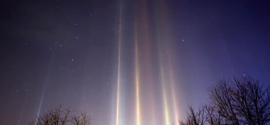 Jeroen Stil from the Department of Physics and Astronomy discusses light pillars