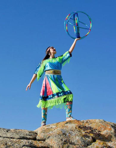 Sandra Lamouche, a contemporary Indigenous dancer and current master's student at Trent University.
